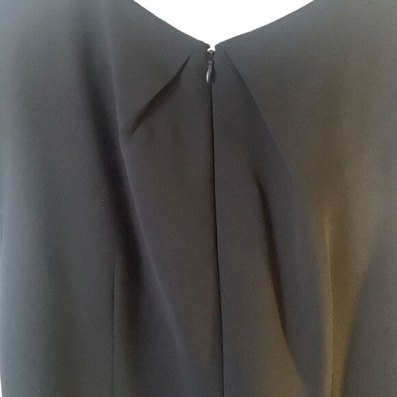 Pre Owned Women’s Tahari Arthur S Levine Cocktail Dinner Dress 12P Classic Black - Picture 10 of 11